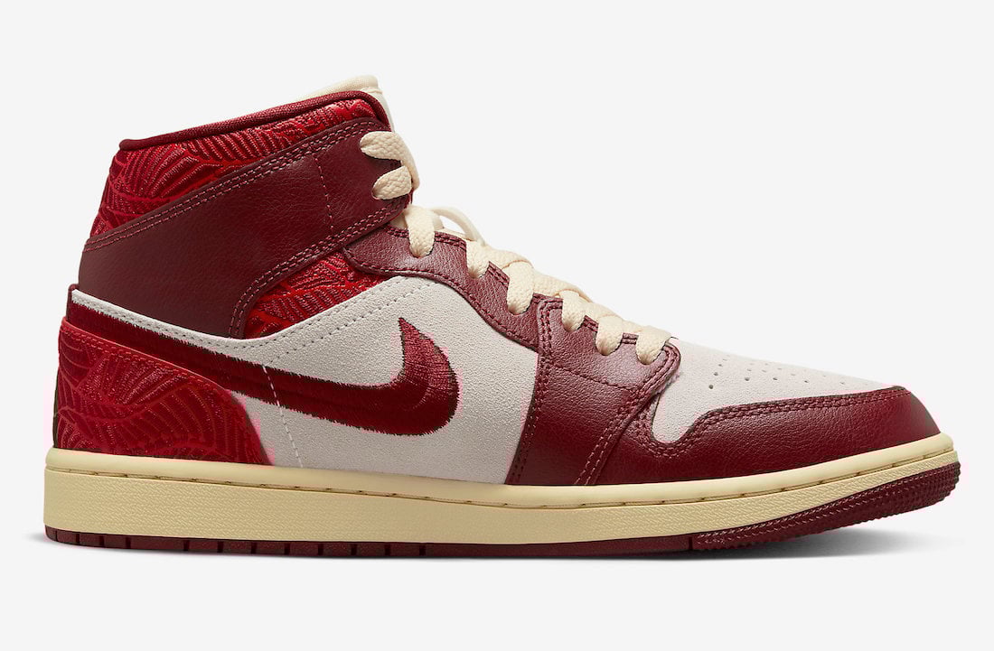 Air Jordan 1 Mid Tiki Leaf DZ2820-601 Release Date Info
