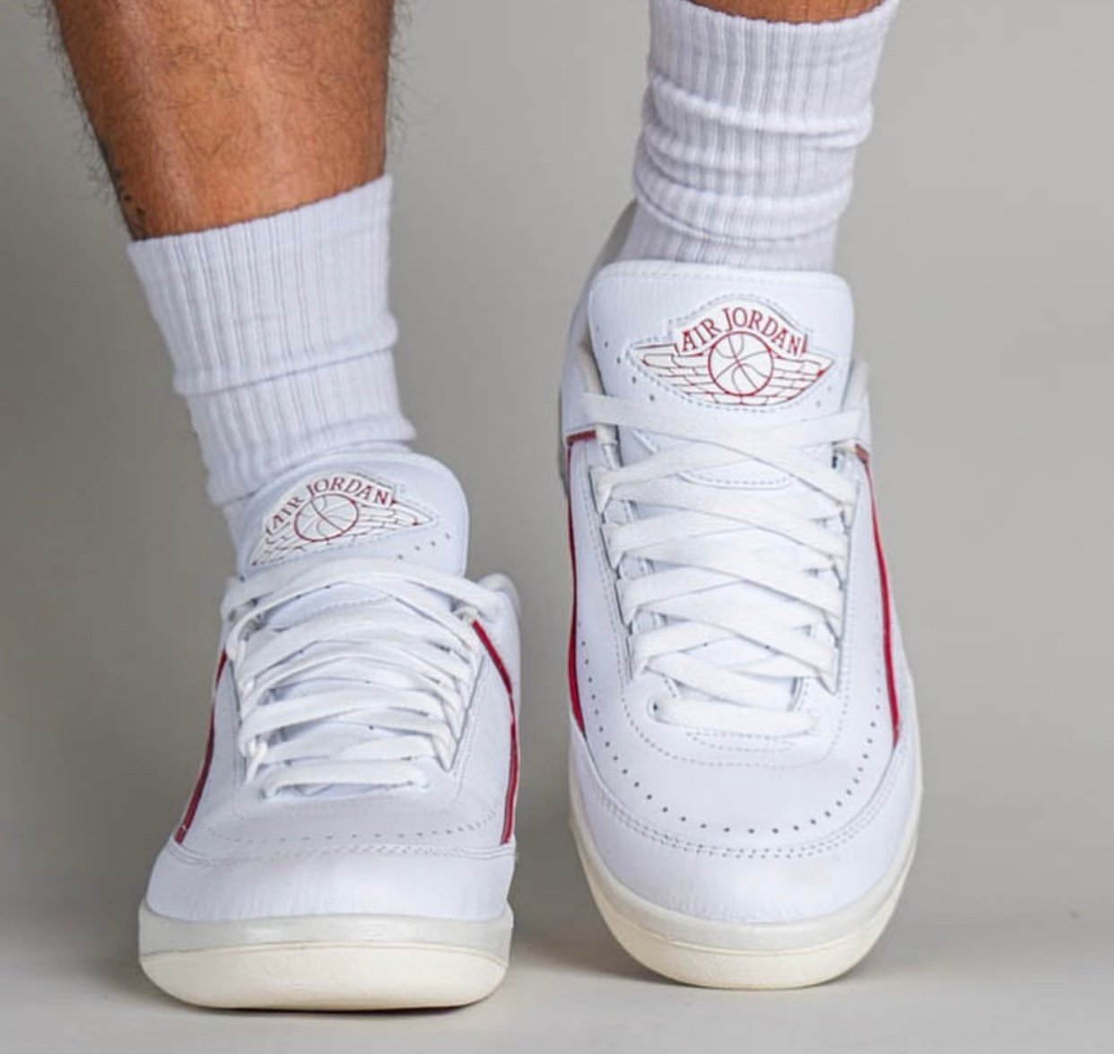 Air Jordan 2 Low UNC to Chicago DX4401-164 On-Feet