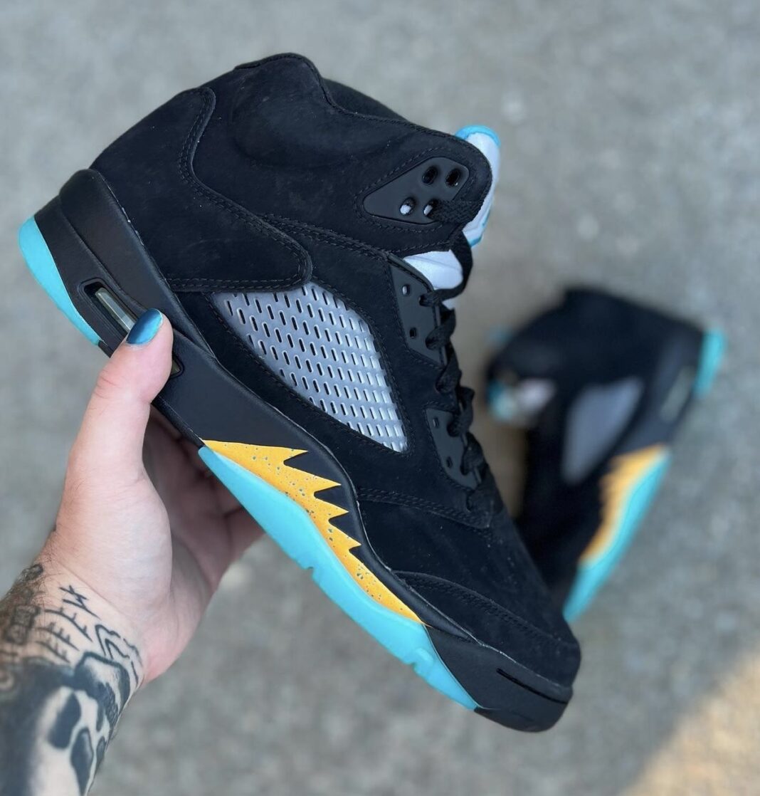 air jordan 5 aqua