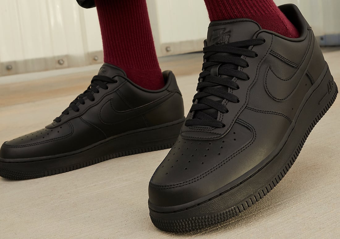 Nike Air Force 1 Low Fresh Black DM0211-001 Release Date Info