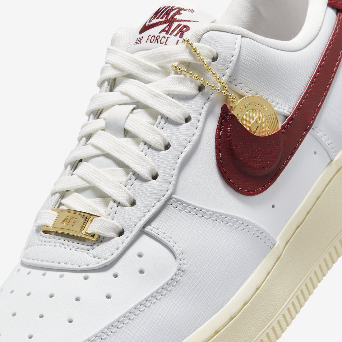 Nike Air Force 1 Low Photon Dust Team Red DV7584-001 Release Date Info