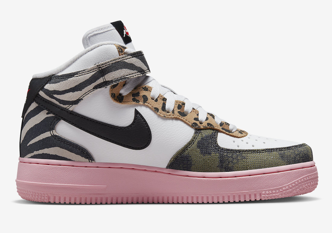 Nike Air Force 1 Mid Animal Instinct DZ4841-100 Release Date Info