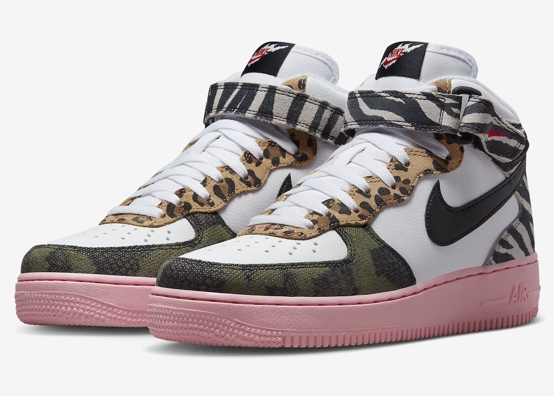 Nike Air Force 1 Mid Added to the ‘Animal Instinct’ Collection