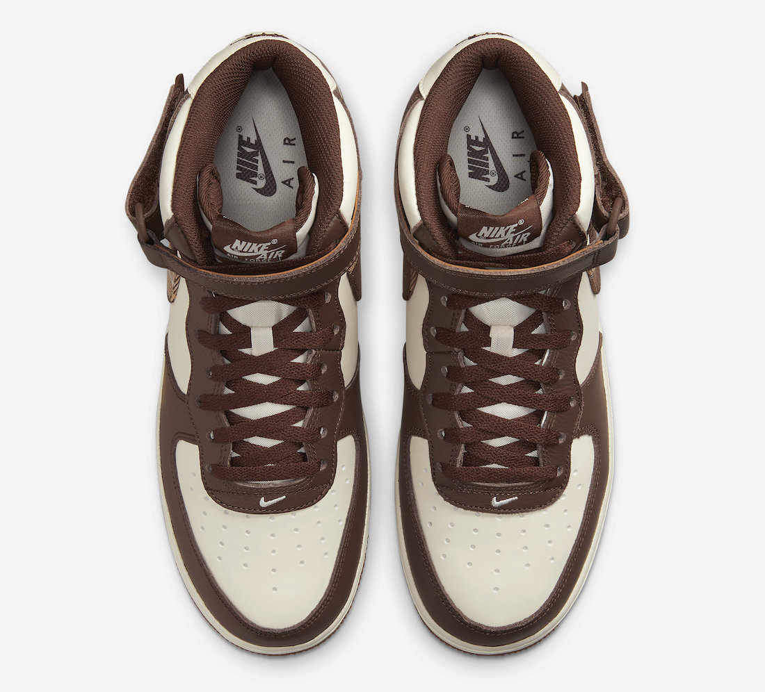 Nike Air Force 1 Mid Brown Plaid DV0792-100 Release Date Info