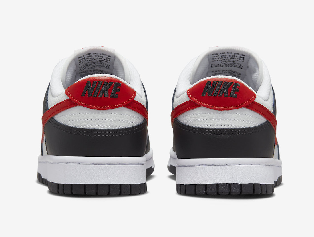 Nike Dunk Low Black University Red White FB3354-001 Release Date info