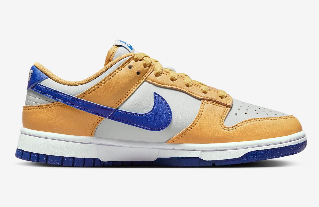 Nike Dunk Low Next Nature Wheat Gold Hyper Royal DN1431-700 Release Date