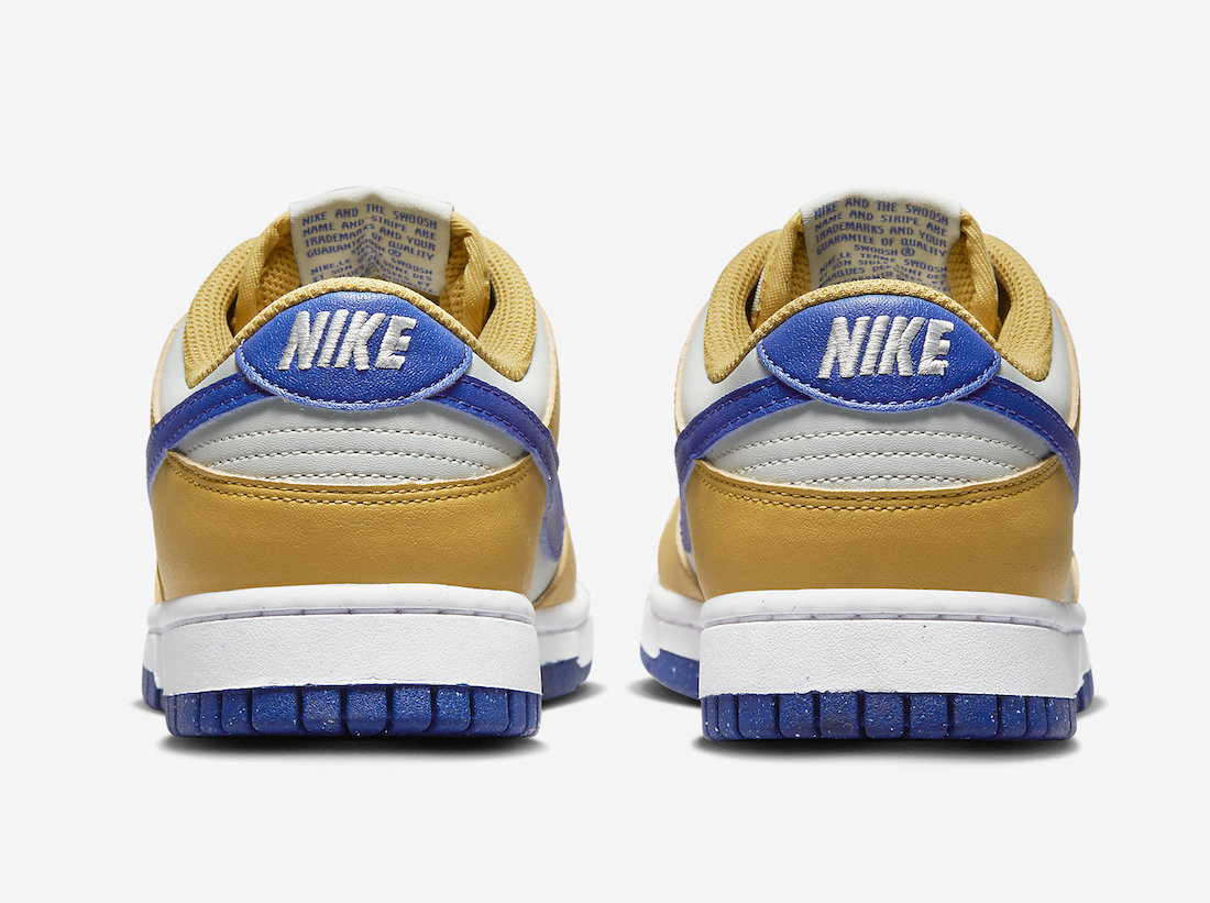 Nike Dunk Low Next Nature Wheat Gold Hyper Royal DN1431-700 Release Date