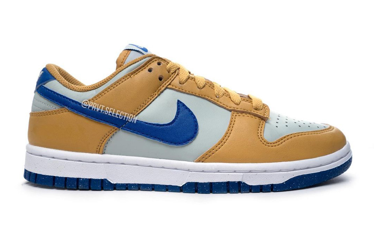 Nike Dunk Low Next Nature Wheat Gold Hyper Royal DN1431-700 Release Date Info