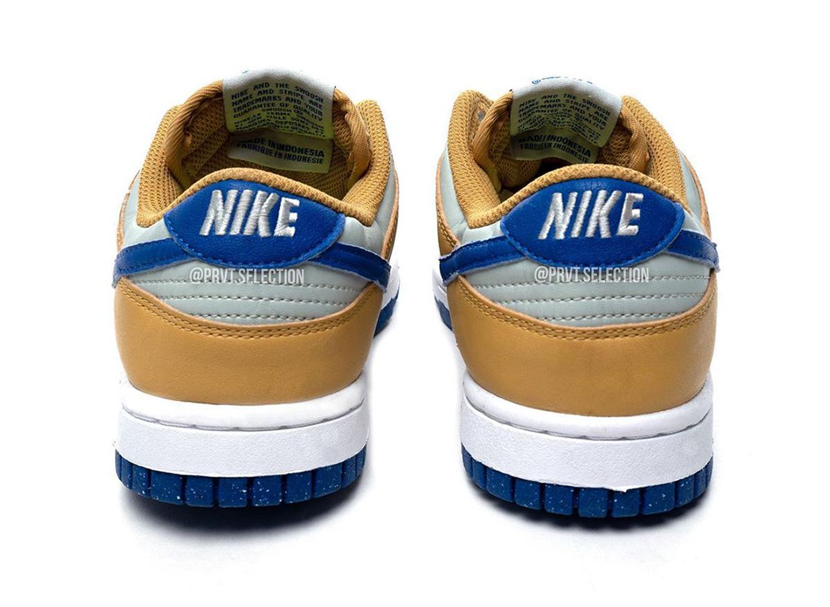 Nike Dunk Low Next Nature Wheat Gold Hyper Royal DN1431-700 Release Date Info
