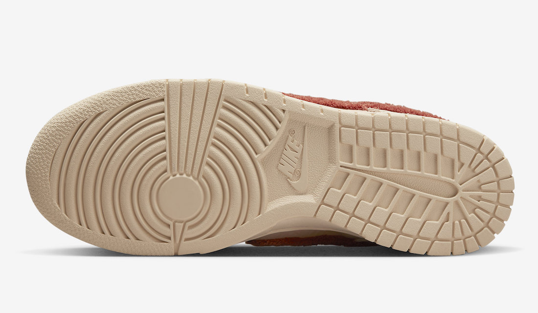 Nike Dunk Low Terry Swoosh Shimmer Mars Stone Sanddrift DZ4706-200 Release Date Info