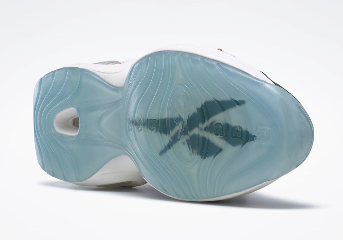 Reebok Question Mid Cloud White Forest Green Orange Flare GW8857 Release Date Info