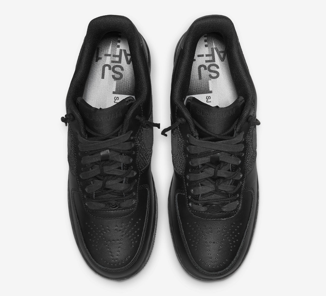 Slam Jam Nike Air Force 1 Low Black DX5590-001 Release Date Info