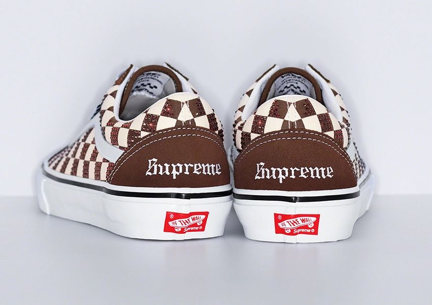 Supreme Swarovski Vans Old Skool Release Date Info