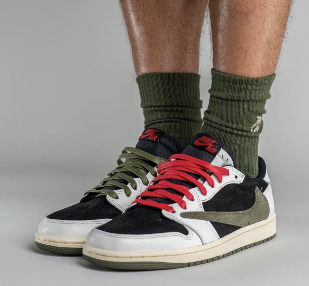 Travis Scott X Air Jordan 1 Low Og ‘olive Releasing April 26th