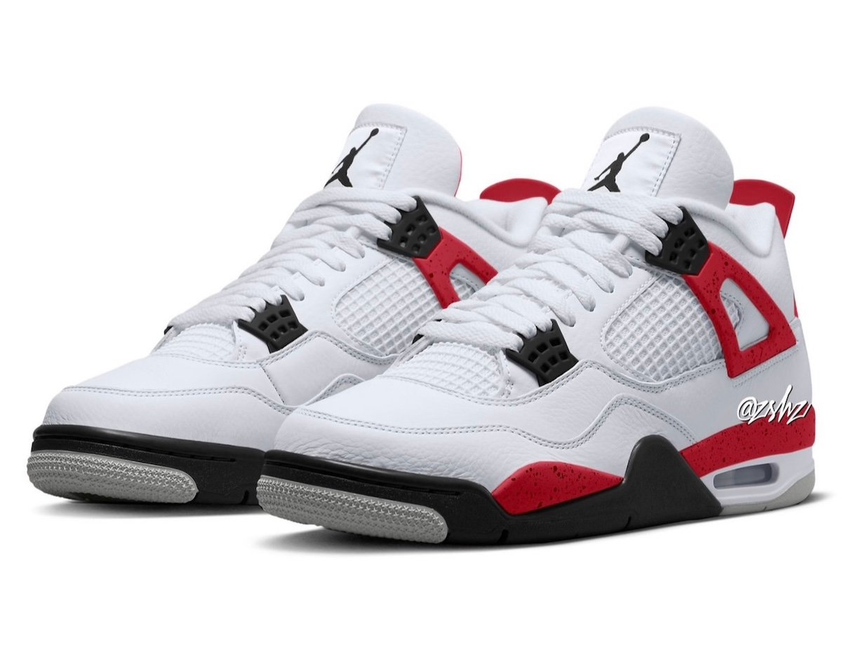 Air Jordan 4 Red Cement DH6927-161 2023