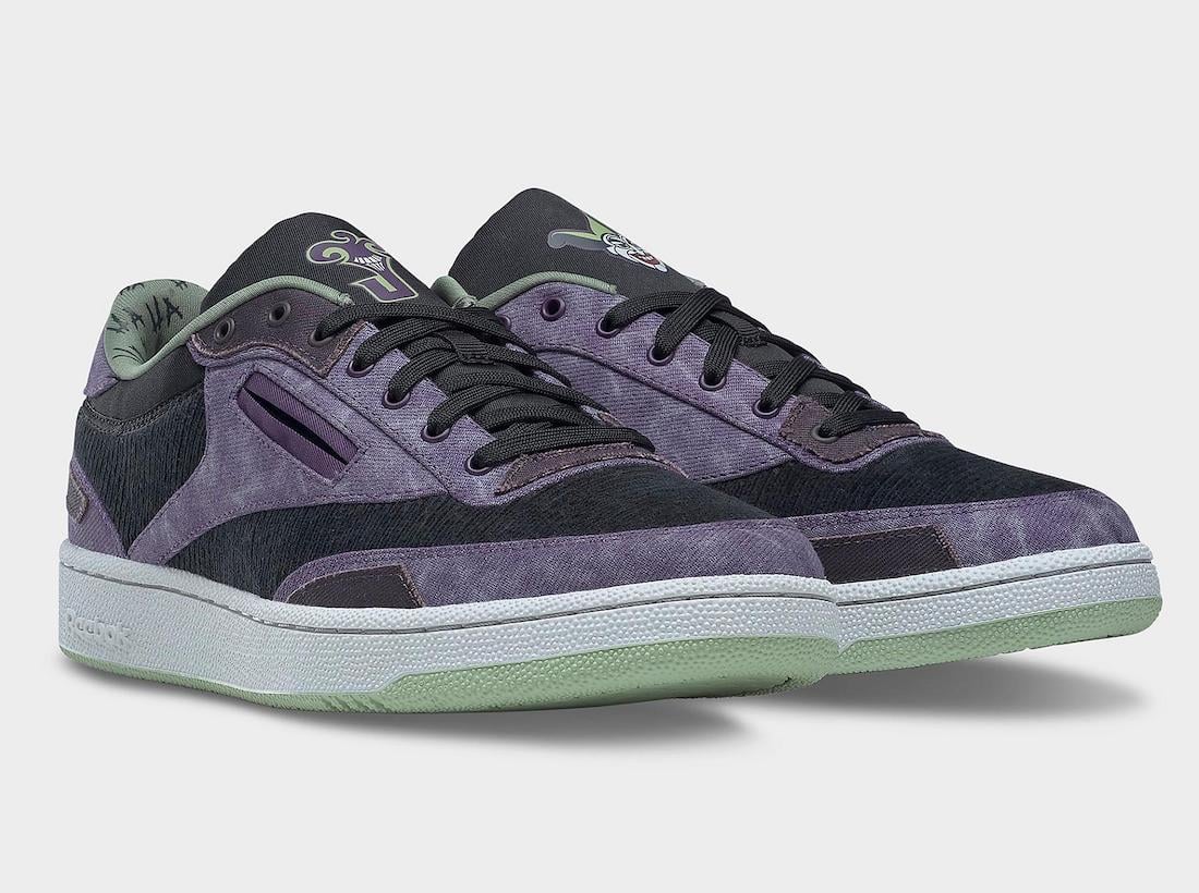DC Reebok Club C Joker HQ4573 Release Date Info DC Reebok Club C Joker HQ4573 Release Date Info