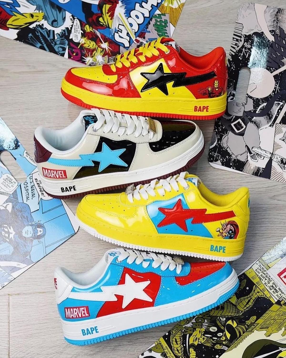 Marvel x Bape Sta 2022 Collection Release Date + Where to Buy 