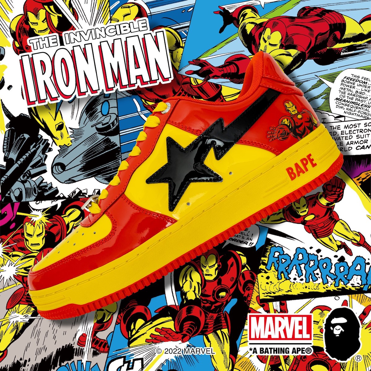 Marvel Bape Sta Iron Man Release Date Info