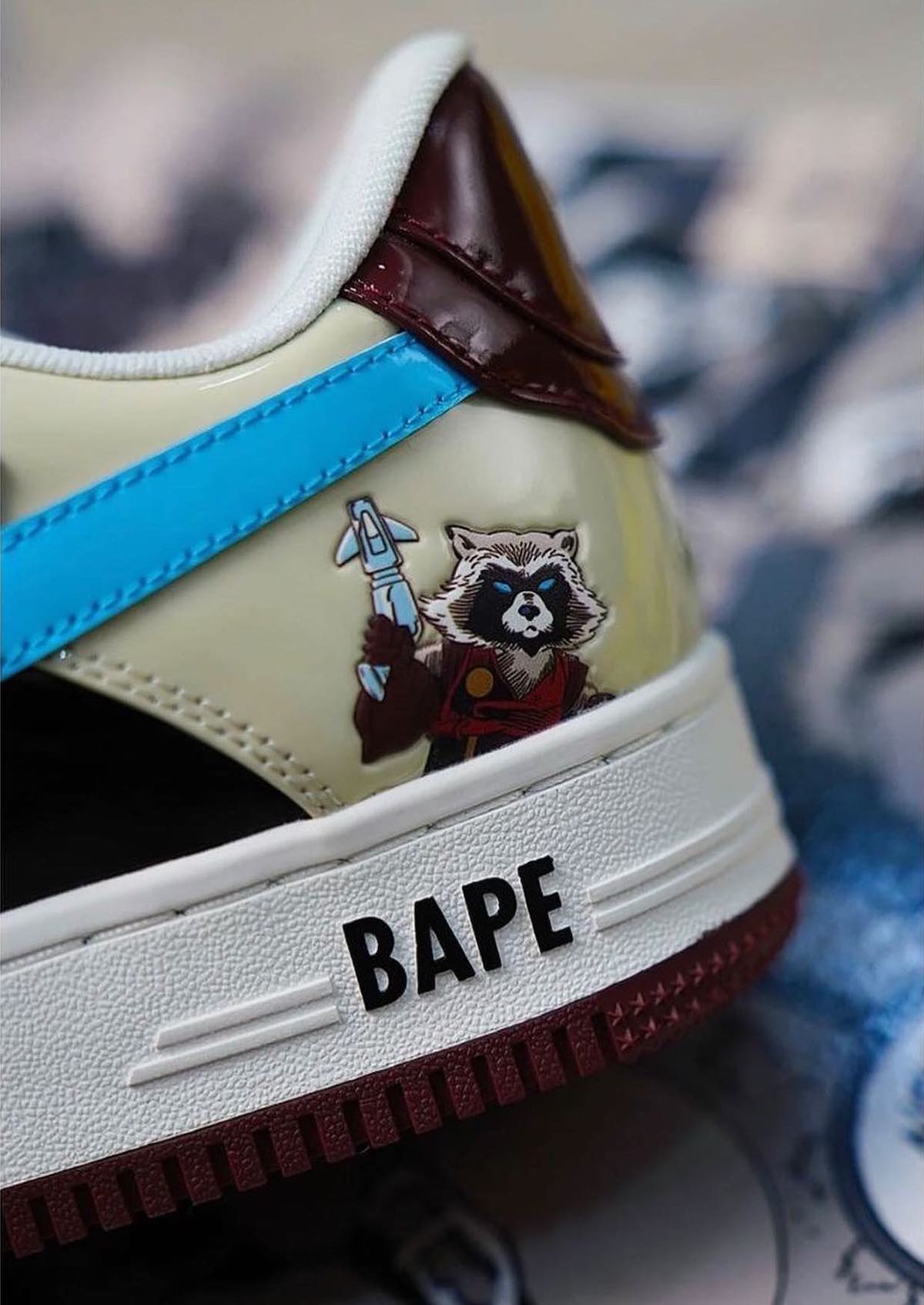 Marvel Bape Sta Rocket Raccoon Release Date Info