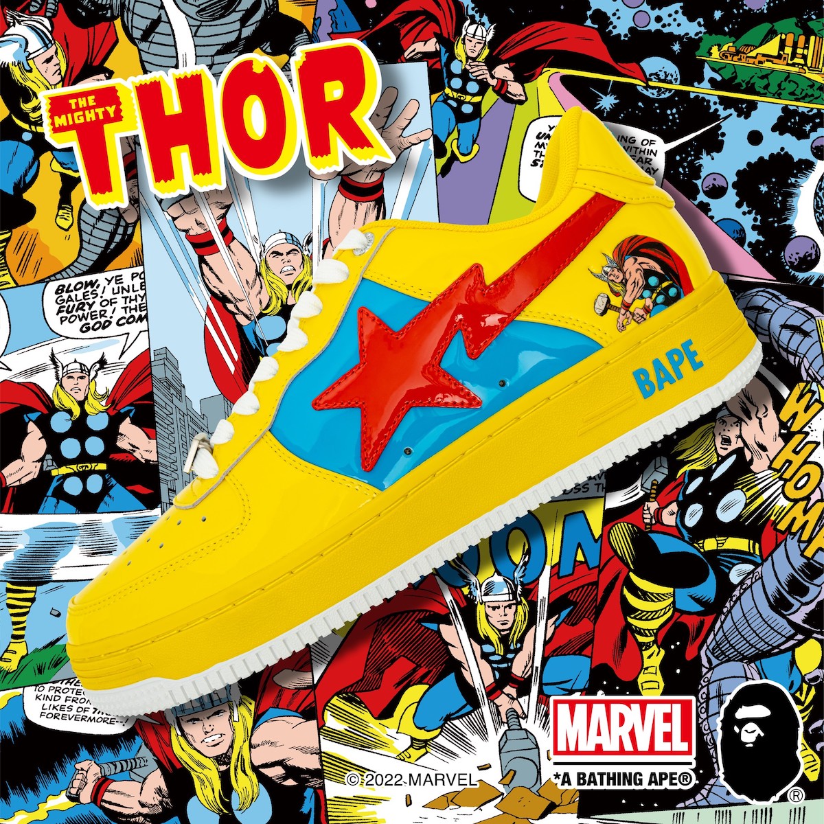 Marvel Bape Sta Thor Release Date Info