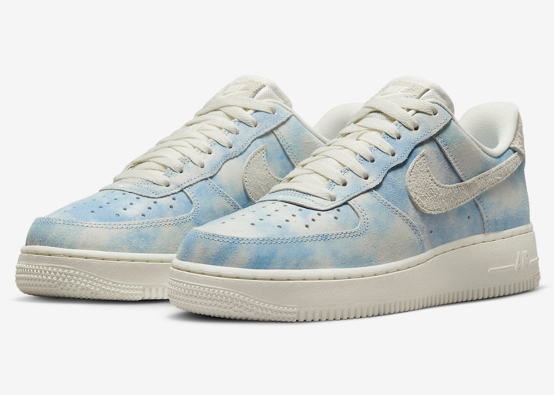 Nike Air Force 1 Low Clouds University Blue Sail FD0883-400 Release Date Info