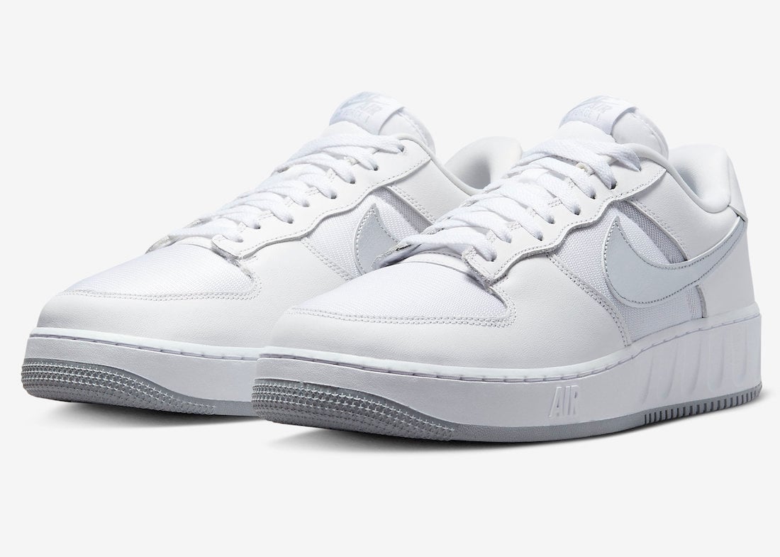 Nike Air Force 1 Low Utility White Silver Pure Platinum Wolf Grey FD0937-100 Release Date Info