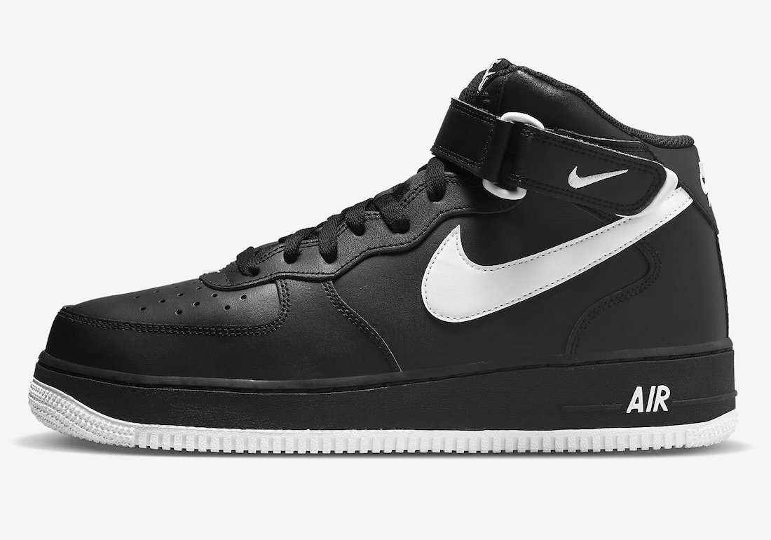 Nike Air Force 1 Mid Black White DV0806-001 Release Date + Where to Buy ...