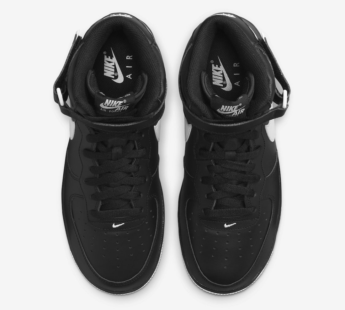 Nike Air Force 1 Mid Black White DV0806-001 Release Date Info