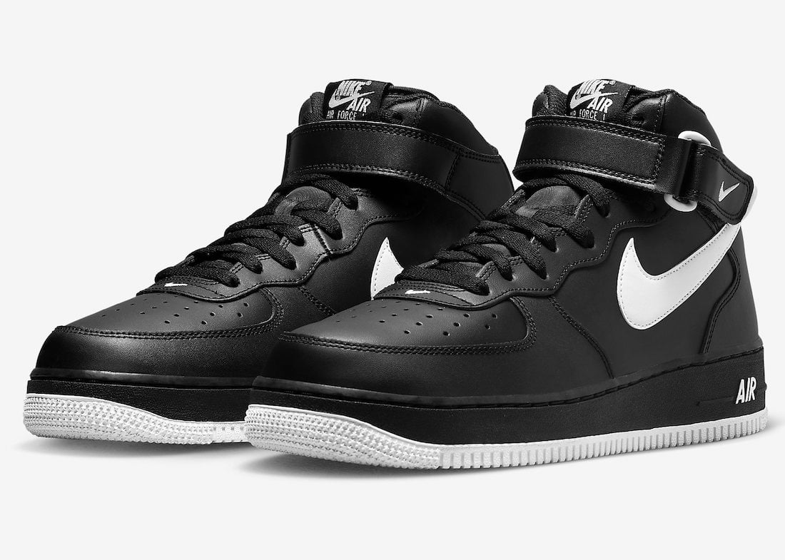 Nike Air Force 1 Mid Coming Soon in Black and White
