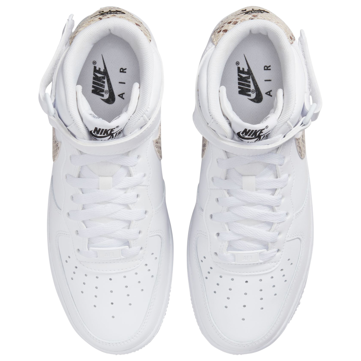 Nike Air Force 1 Mid Snakeskin Swoosh DD9625-101 Release Date Info
