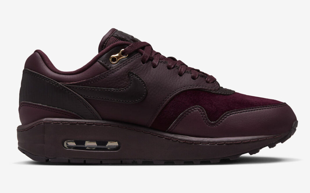 nike air max 1 se burgundy