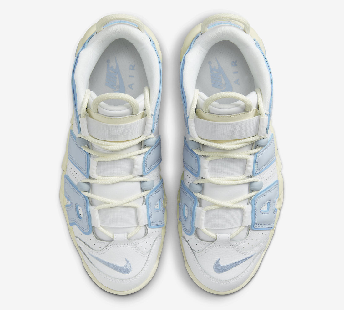 Nike Air More Uptmepo White Blue Sail FD9869-100 Release Date Info