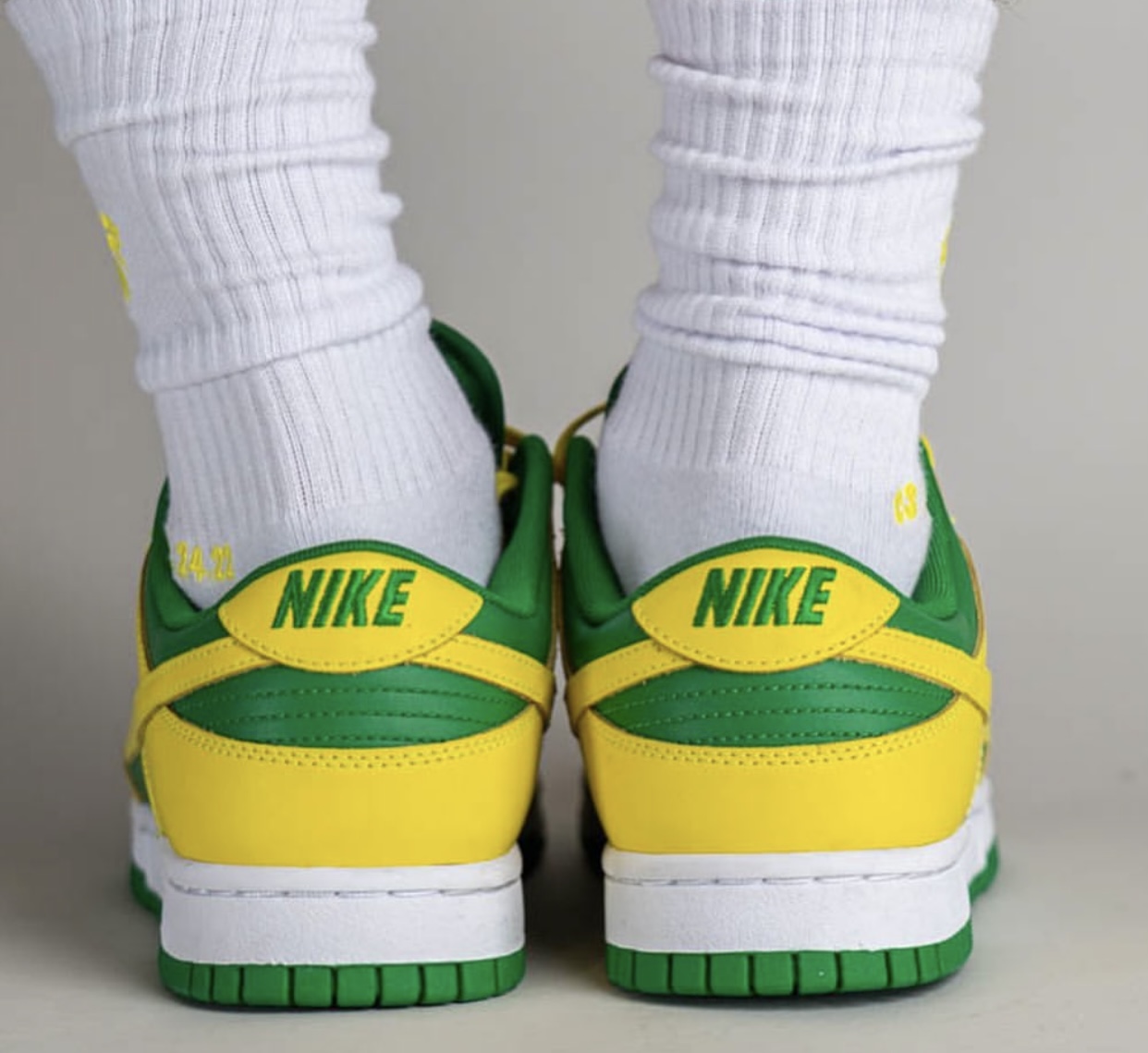 Nike Dunk Low Reverse Brazil DV0833-300 On-Feet