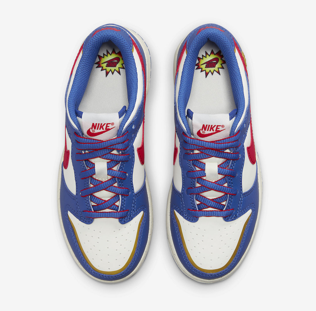 Nike Dunk Low Superhero Kids FD0673-400 Release Date Info