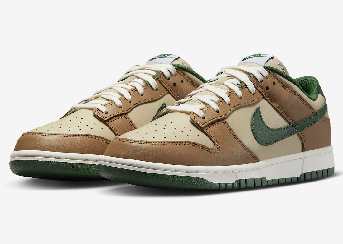 Nike Dunk Low Coming Soon in Tan and Green