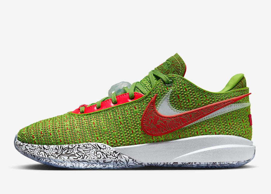 Nike LeBron 20 Christmas Grinch FJ4955-300 Release Date