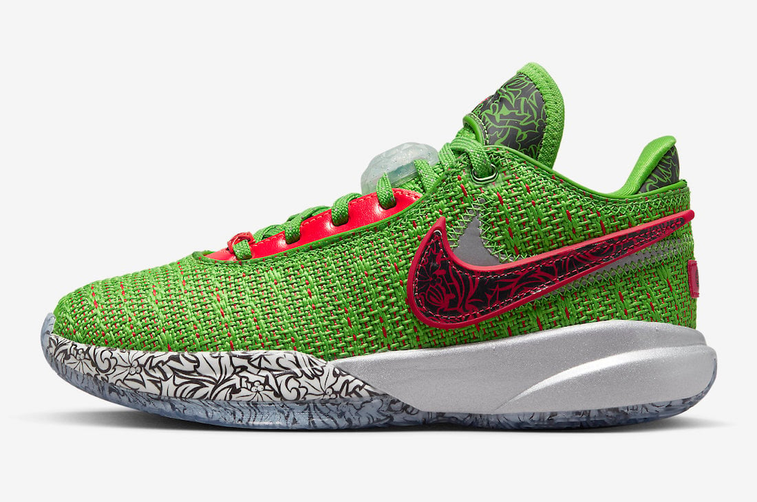Nike LeBron 20 Christmas GS DQ8646-300 Release Date Info