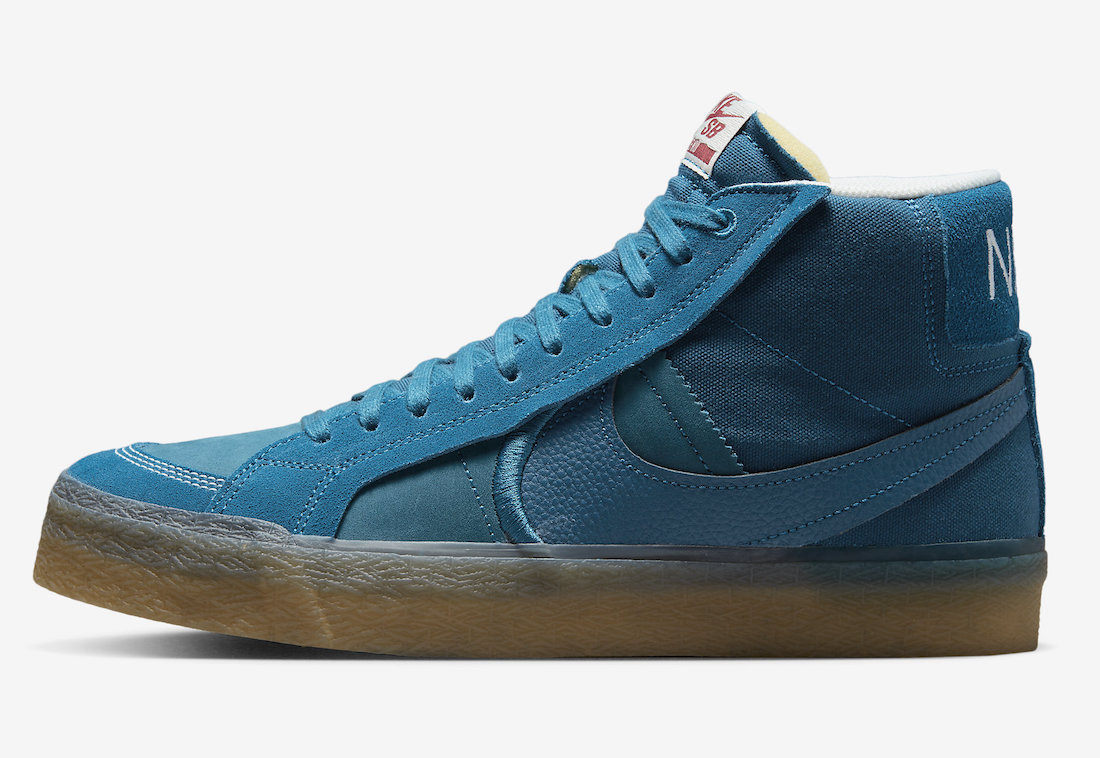 Nike SB Blazer Mid Teal Gum DV5468-300 Release Date Info