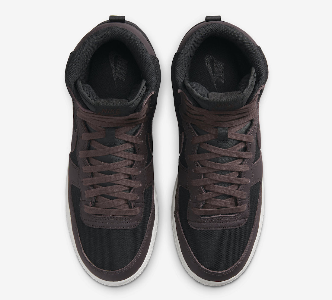 Nike Terminator High Black Velvet Brown Baroque Brown FD0651-001 Release Date Info
