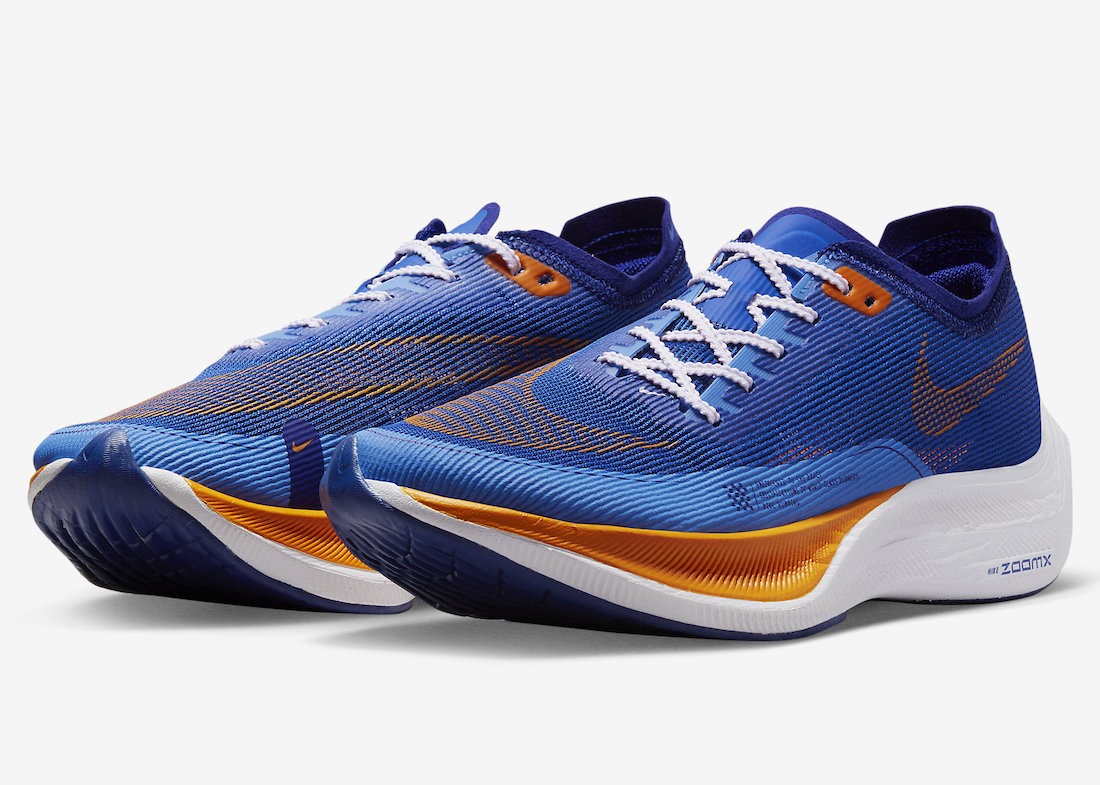 Nike ZoomX VaporFly NEXT 2 Blue Orange FD0713-400 Release Date Info