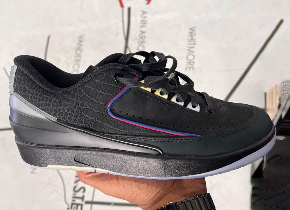 Check Out the Two 18 x Air Jordan 2 ‘Black’ Low