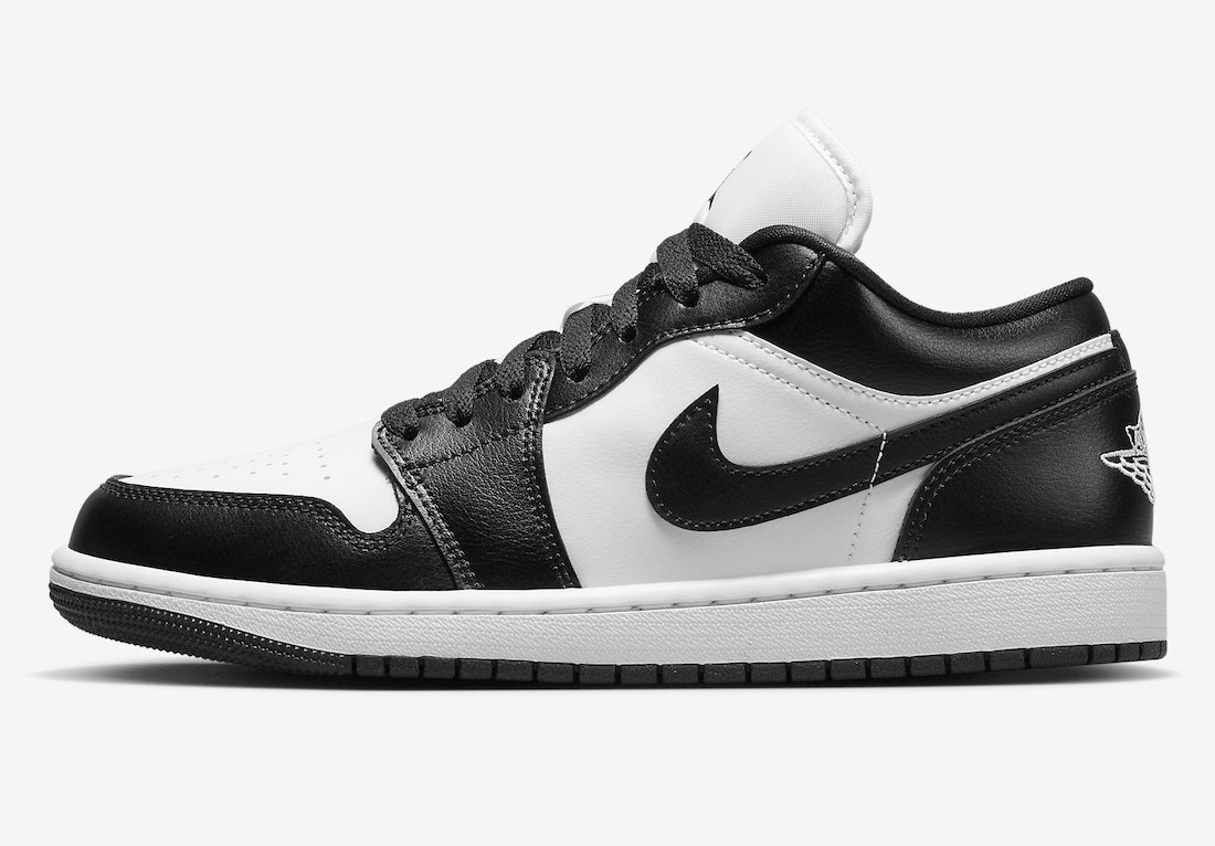 Air Jordan 1 Low Panda White Black DC0774-101 Release Date