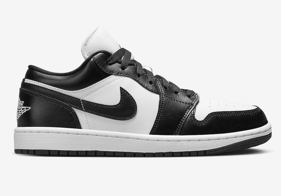 Air Jordan 1 Low Panda White Black DC0774-101 Release Date