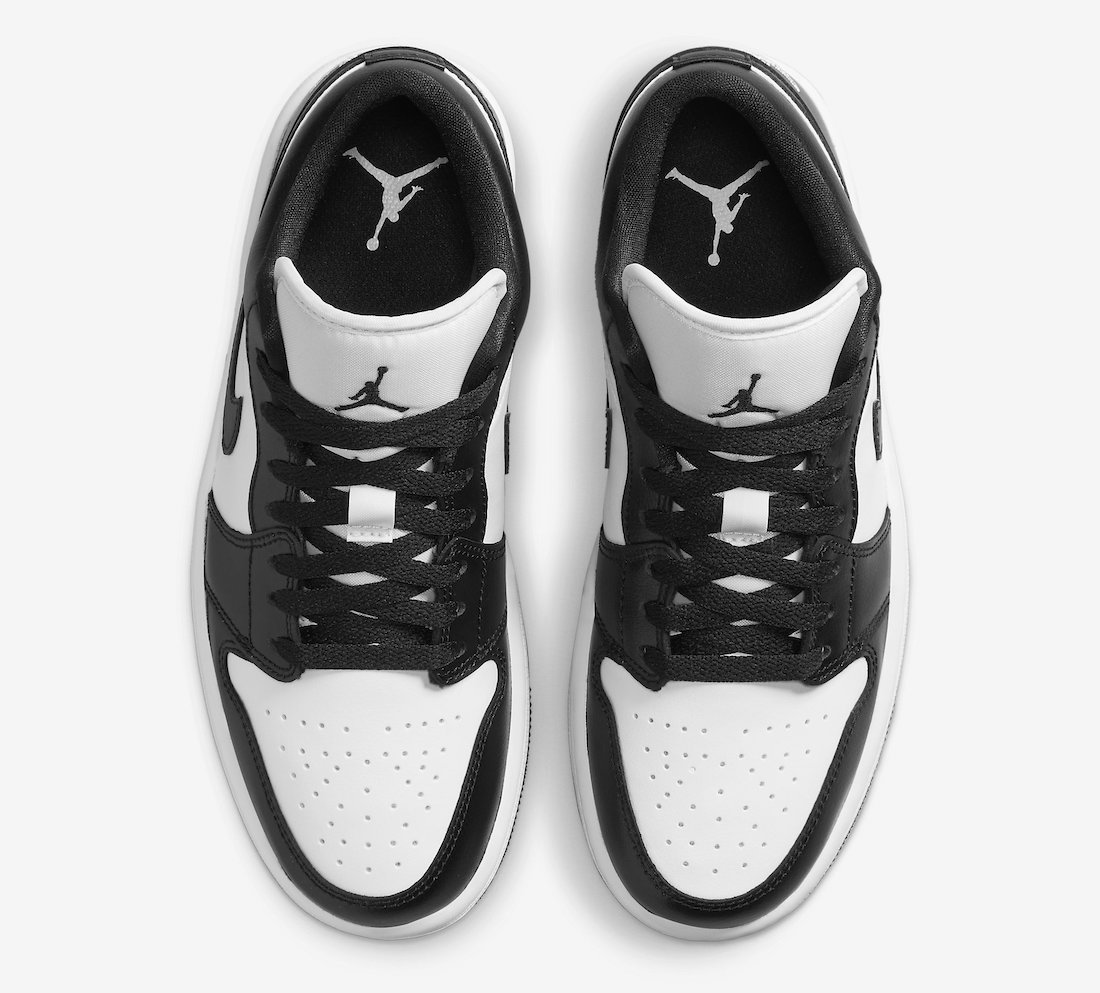 Air Jordan 1 Low Panda White Black DC0774-101 Release Date