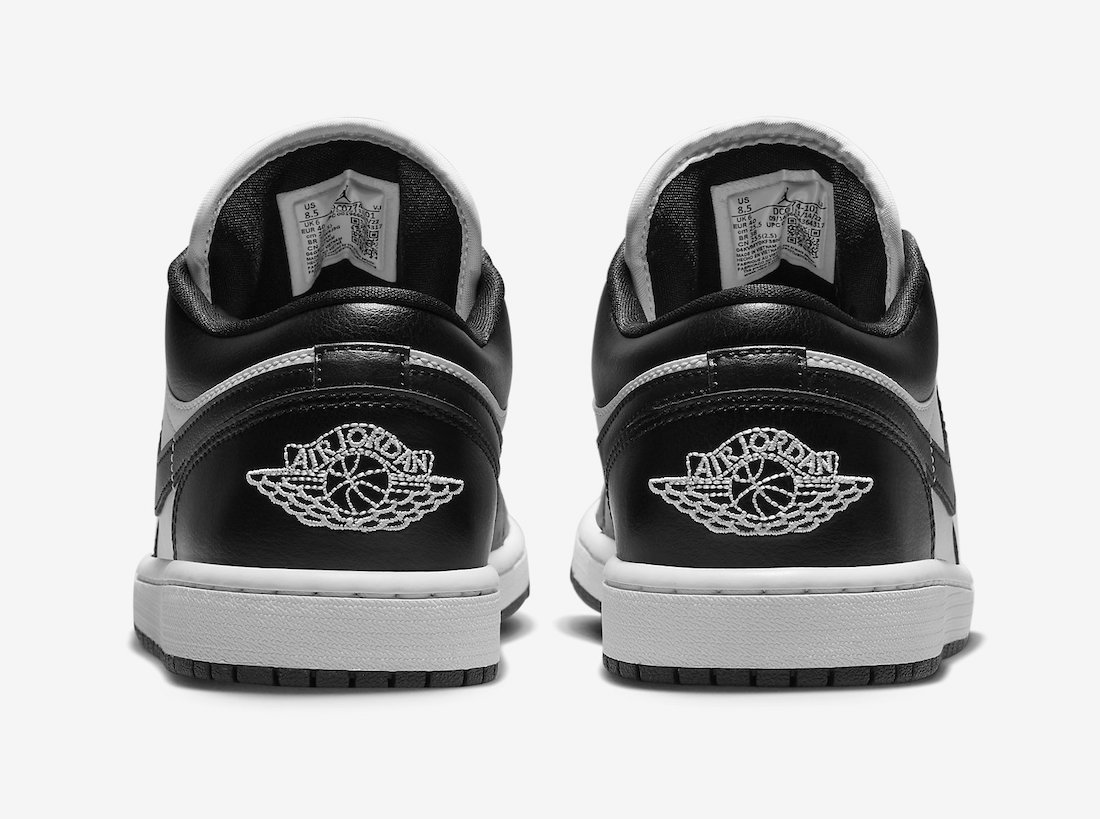 Air Jordan 1 Low Panda White Black DC0774-101 Release Date