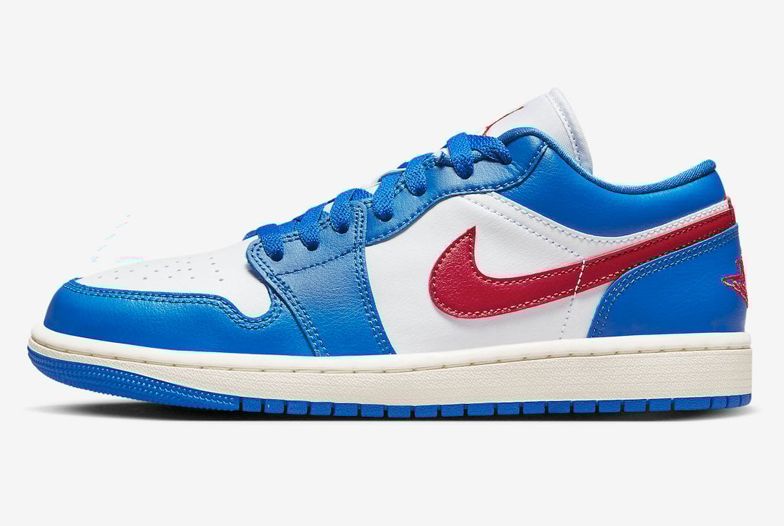 Air Jordan 1 Low Sport Blue Gym Red DC0774-416 Release Date Info