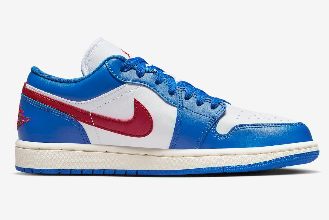 Air Jordan 1 Low Sport Blue Gym Red DC0774-416 Release Date Info