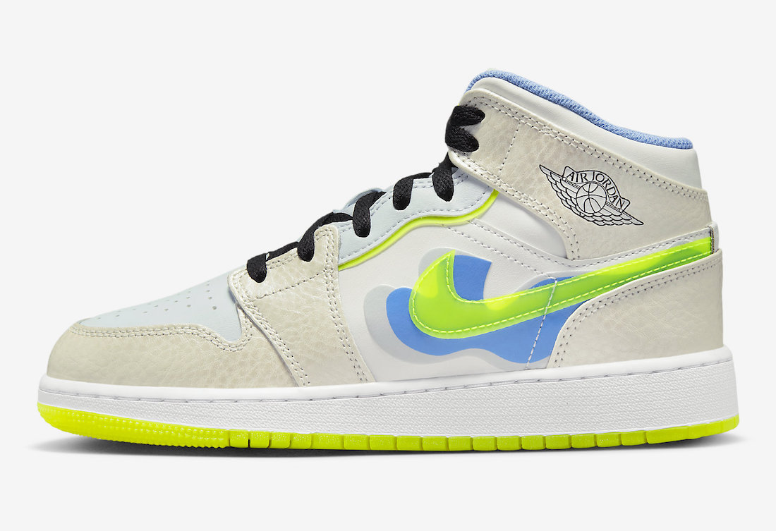 Air Jordan 1 Mid GS Volt TPU DV1314-017 Release Date Info