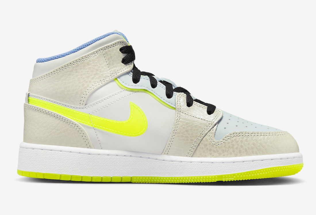 Air Jordan 1 Mid GS Volt TPU DV1314-017 Release Date Info