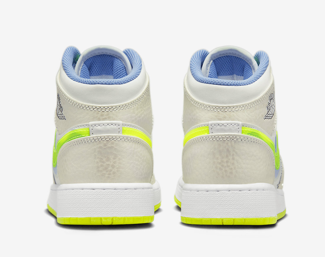 Air Jordan 1 Mid GS Volt TPU DV1314-017 Release Date Info